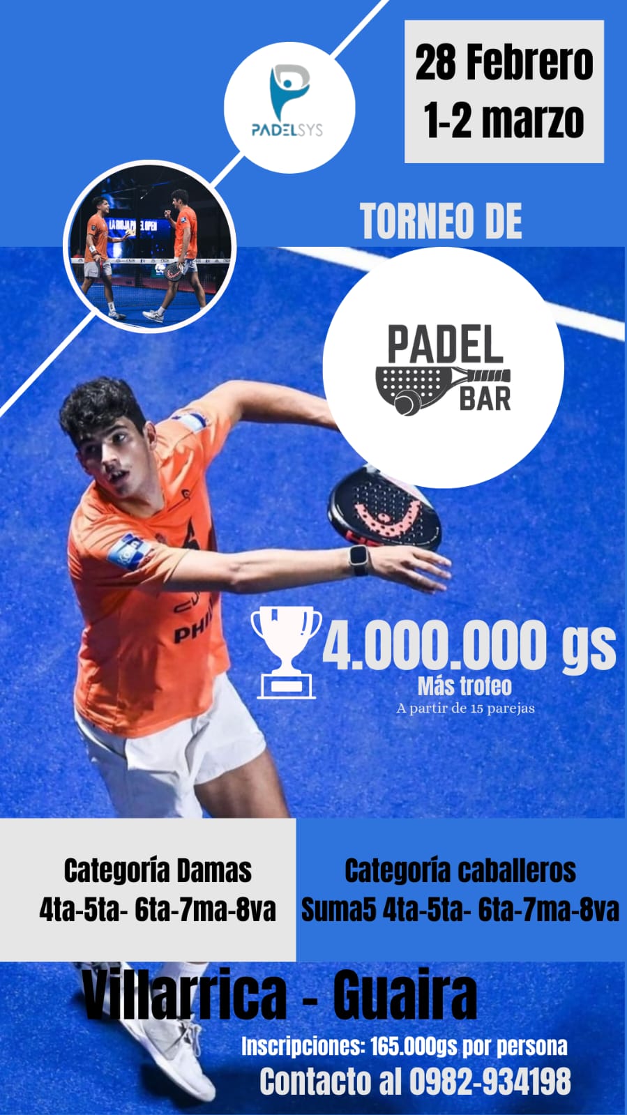 TORNEO DE PADEL - PADEL BAR